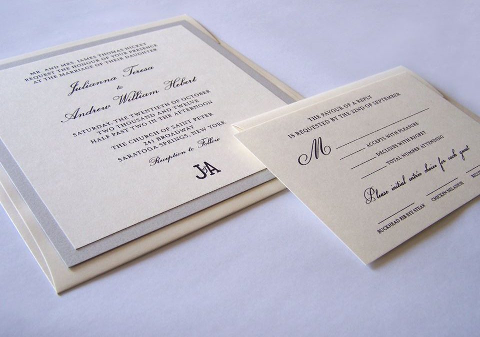 Classic Wedding Invitation