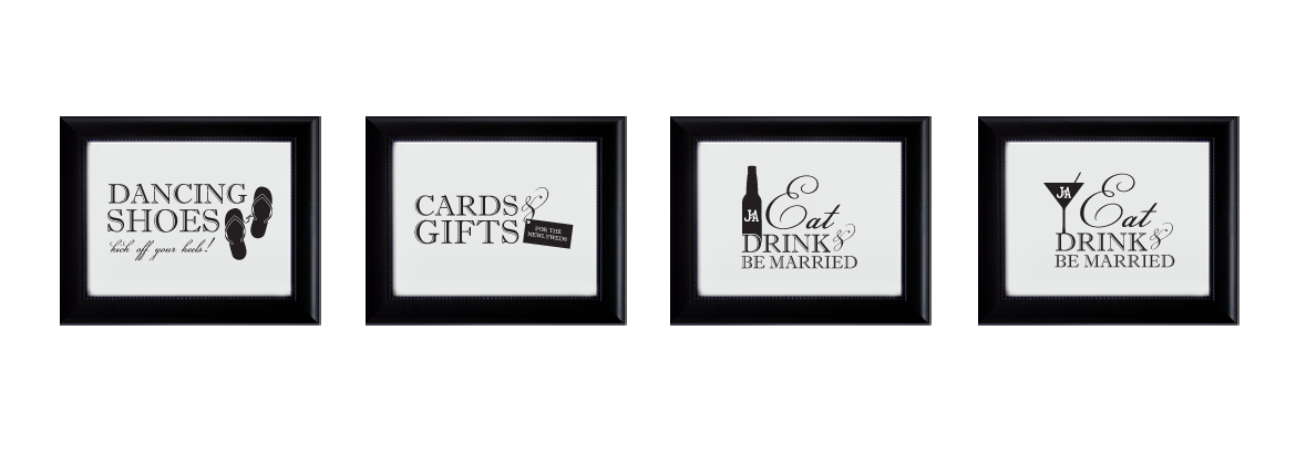 Wedding Signs — design detail 2